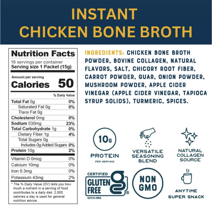 Bare Bones® Bone Broth – Beef or Chicken