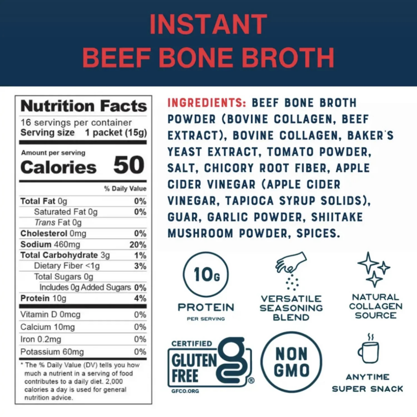 Bare Bones® Bone Broth – Beef or Chicken
